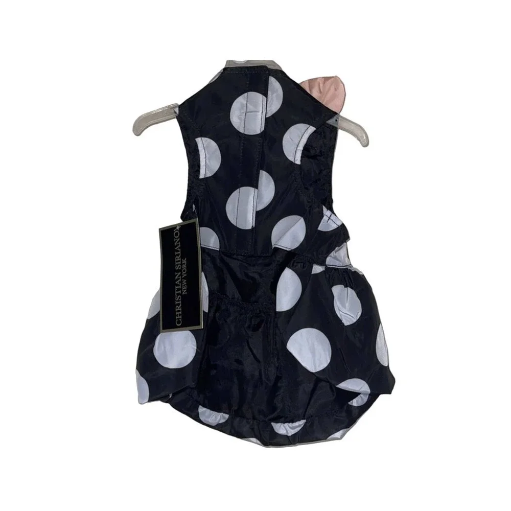 NEW Christian Siriano Size XS Polka Dress for Pet Dog